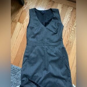GAP Blue Sleeveless V-Neck Sheath Dress